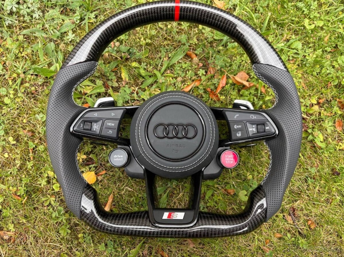 AUDI VOLANT SPORTOVY so START/STOP - DRIVE SELECT karbon - 2