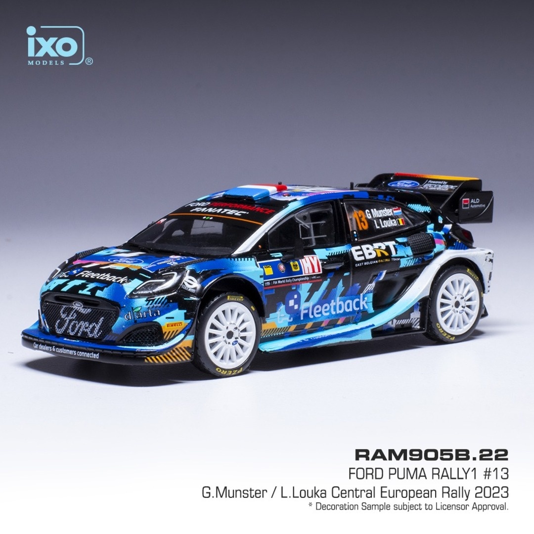 Modely Ford Puma Rally1 1:43 IXO - 2