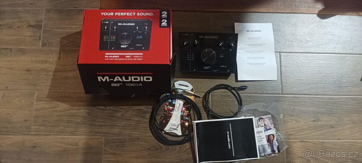 M-audio 192/4 karta se zesilovačem - 2