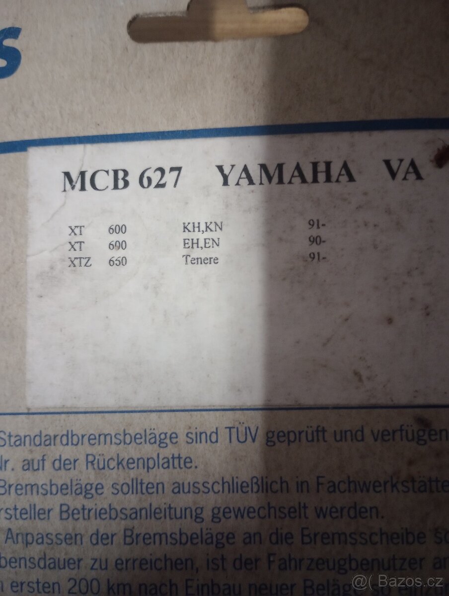 Brzdové destičky YAMAHA - 2
