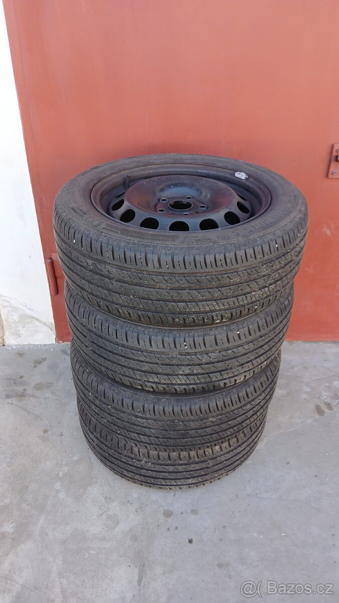 Disky 5×112r16,pneu 205/55R16 - 2