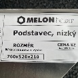 Nerezový podstavec nízký - 2