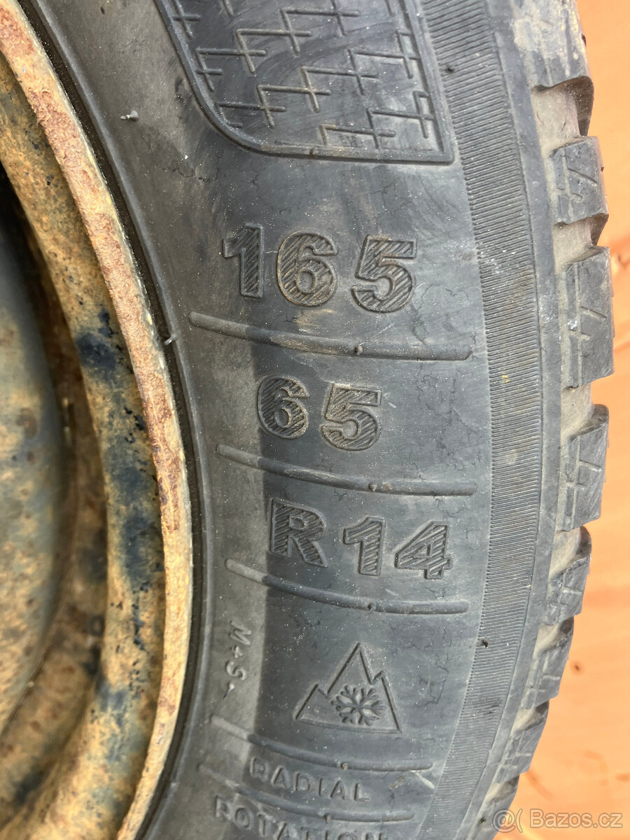 Kleber 165/75/14 na disku Hyundai - 2