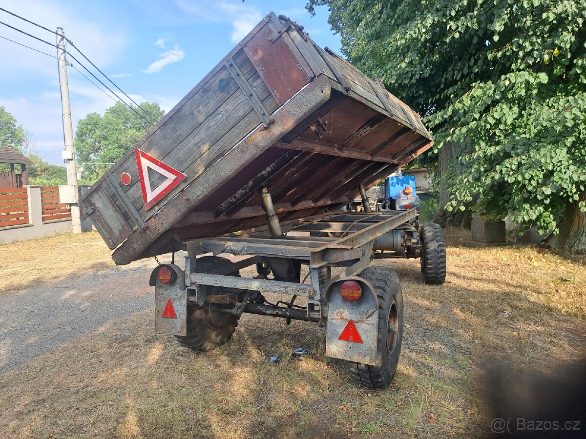 Vlek 7t hydraulický sklápěč bez TP - 2