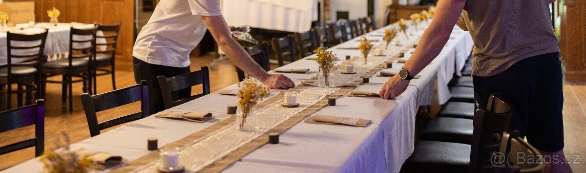 Kompletní svatební výzdoba, kytice luční kvítí, slavobrána - 2