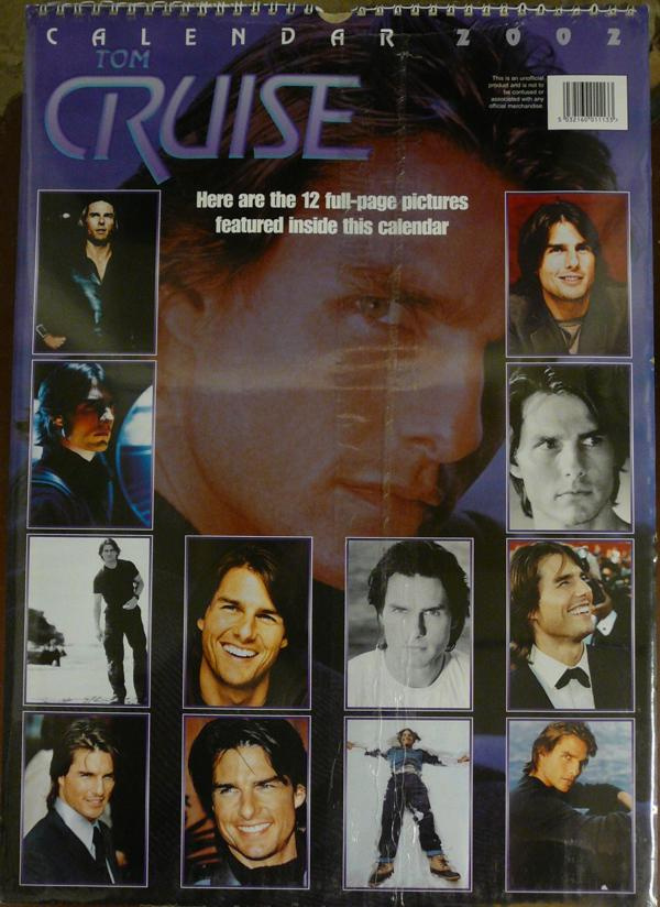 Kalendář Tom Cruise - 2