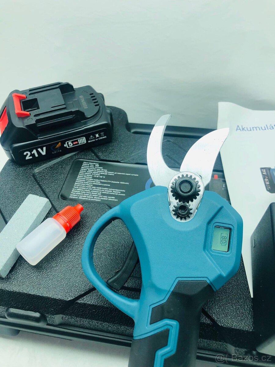 Aku nůžky + 2x baterie LCD display - 2