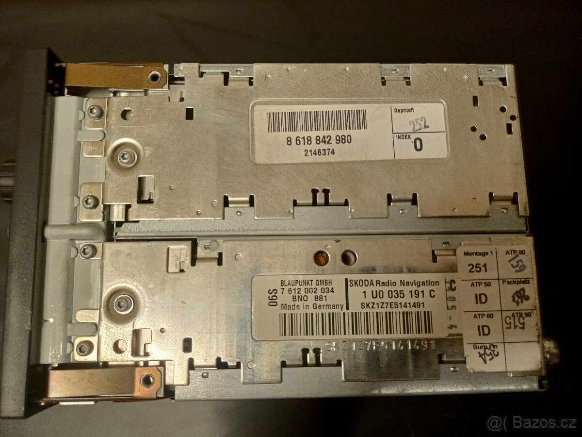 Autorádio Škoda MFD1 dx navigace - 2