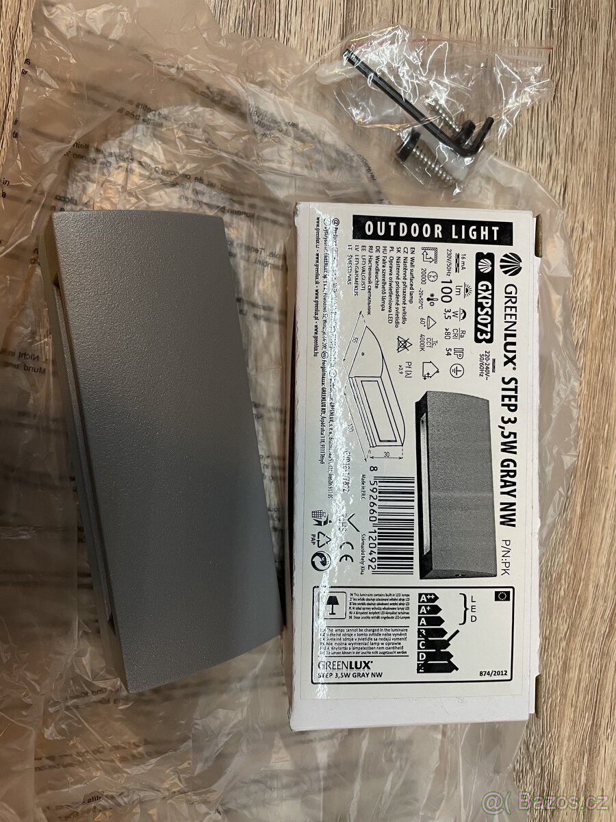 2x LED Venkovní nástěnné svítidlo / NOVÉ - 2