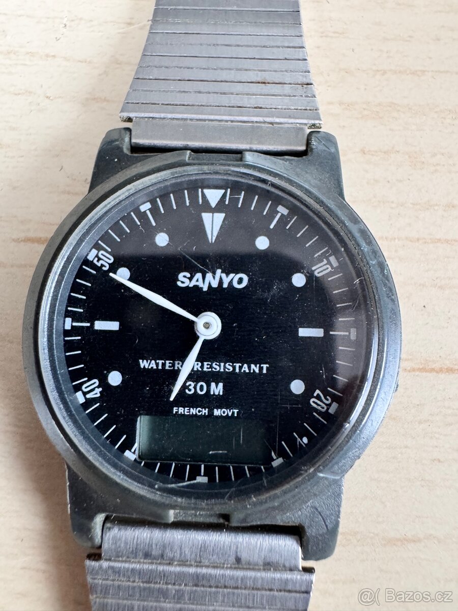 Vintage hodinky SANYO - 2
