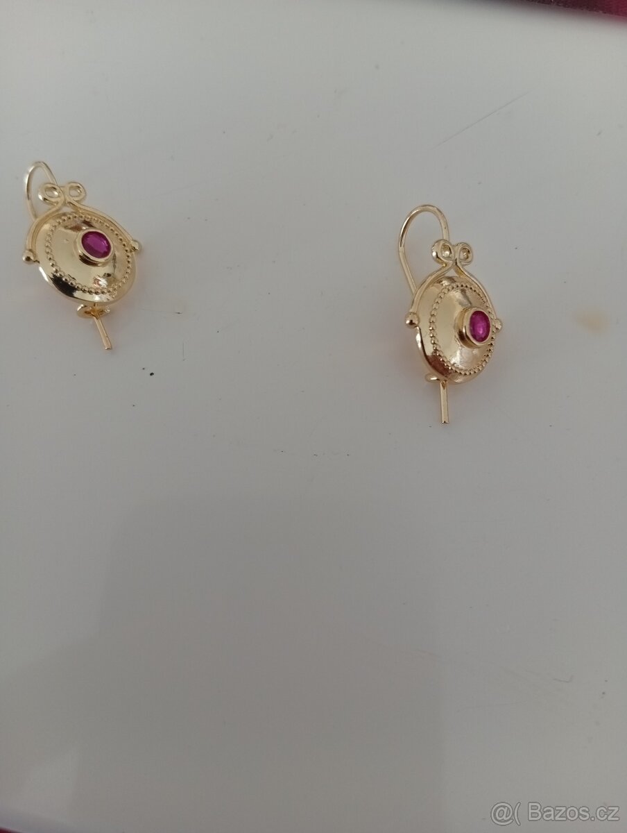 Prodám 2×naušnice jeden dámský prsten - 2