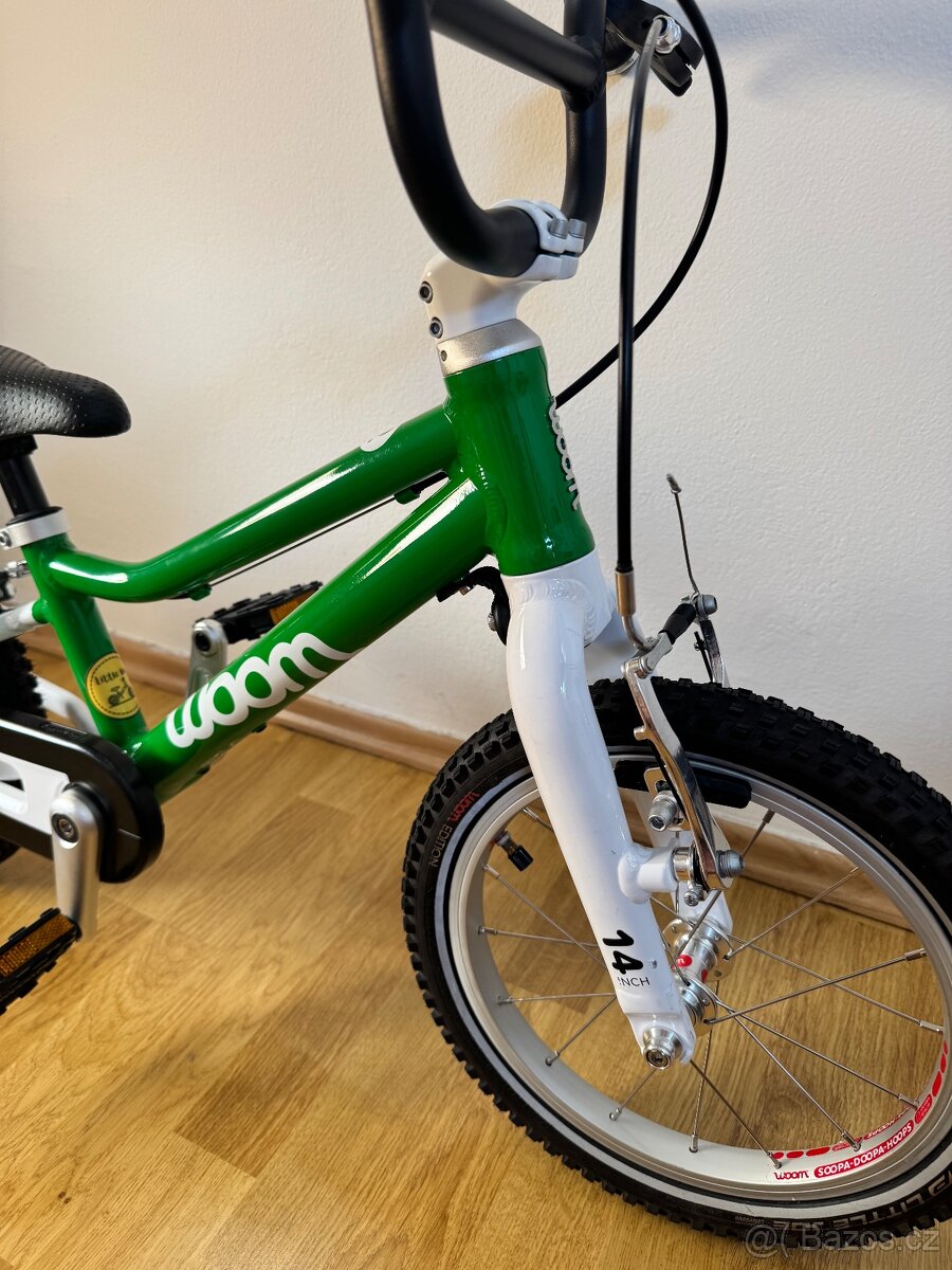 Dětské kolo Woom 2 Zelené - 2