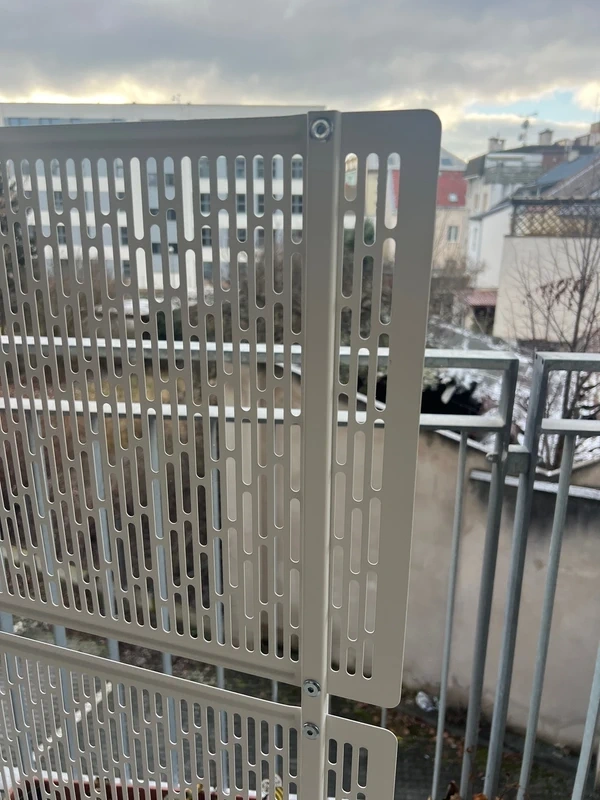 Kovová zástěna LUNGON od IKEA - 2