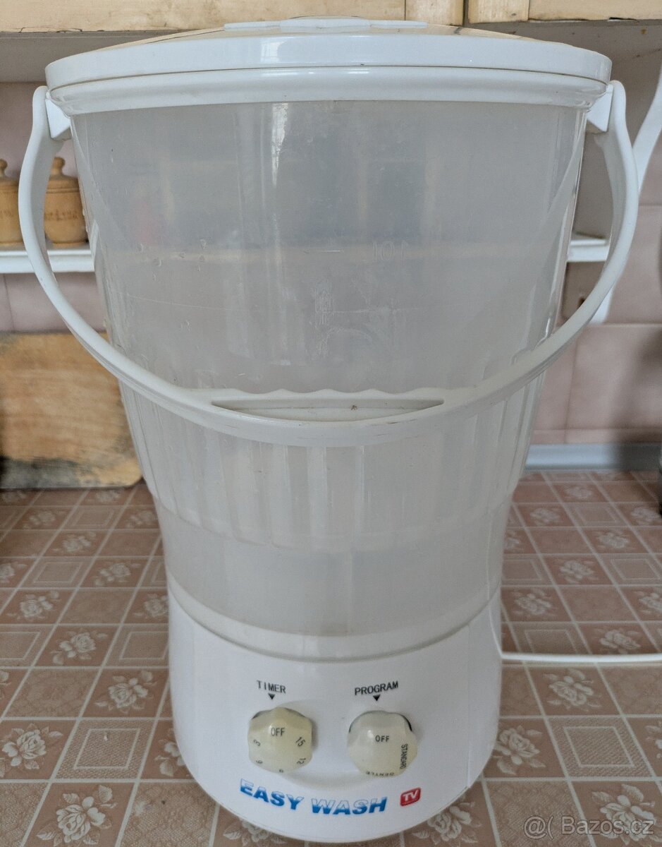 Přenosná elektická mini pračka Easy Wash - 2