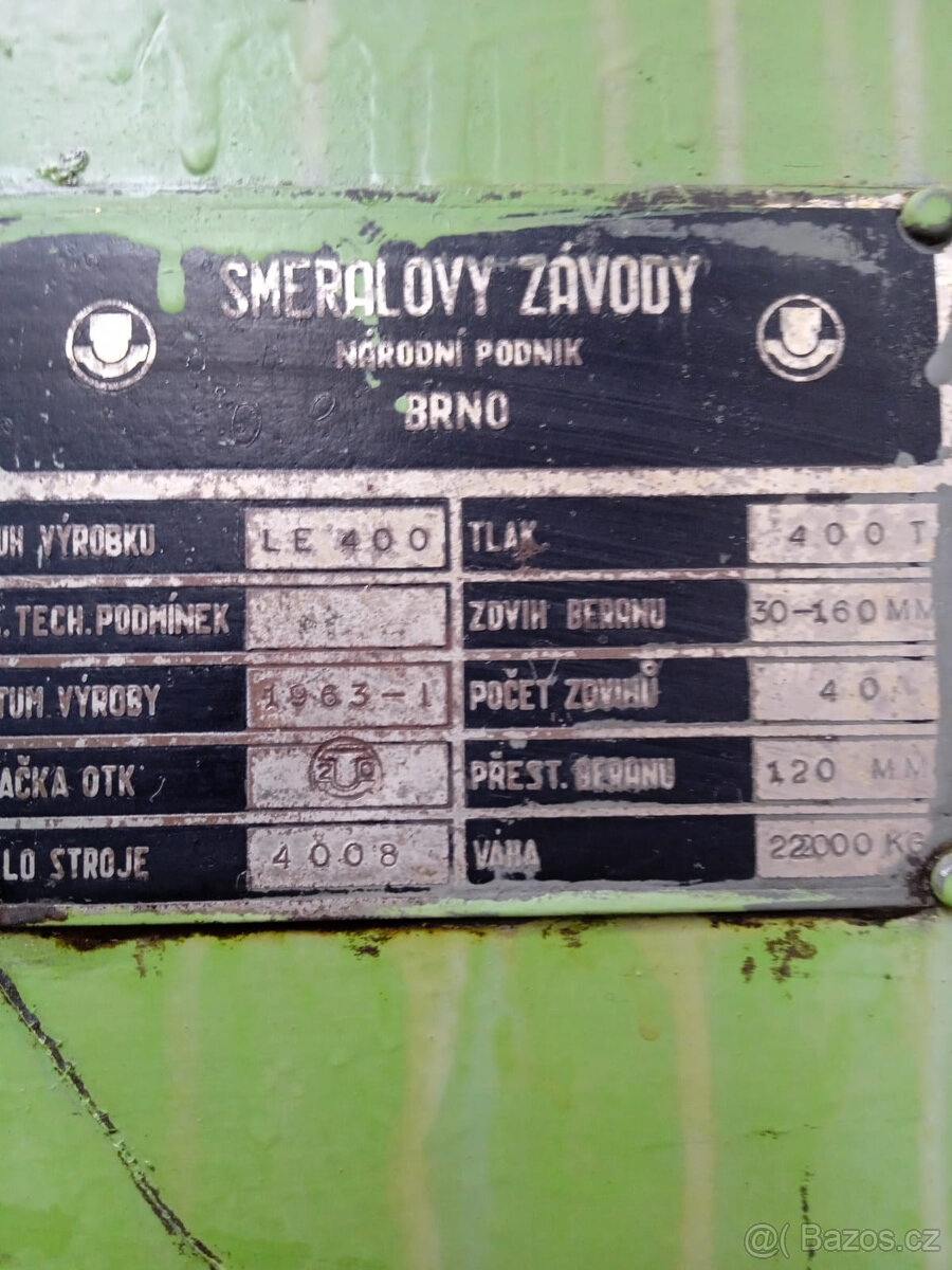 lis excentrický LE 400 - 2