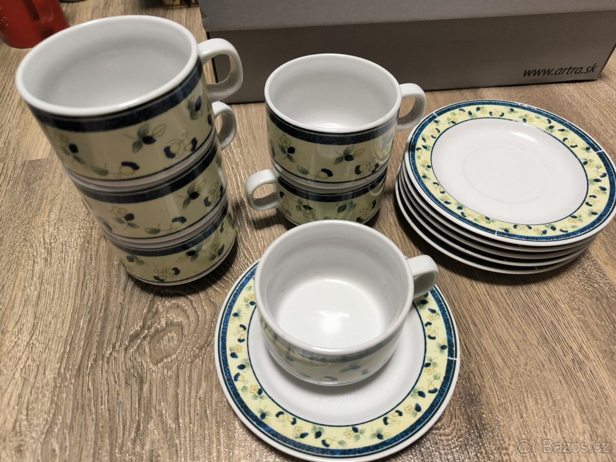 Sady hrnků a mix skleniček - 2
