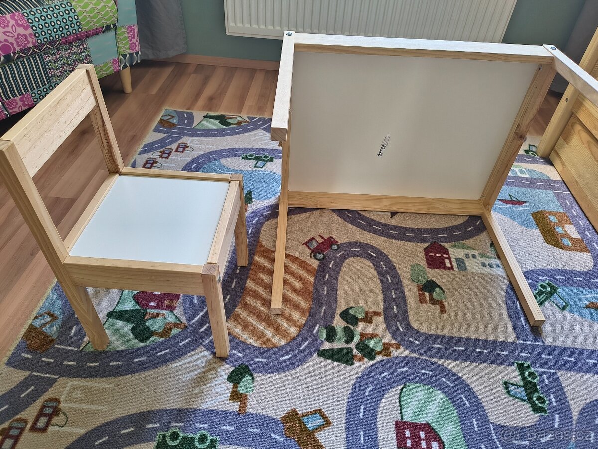 Prodám stolek a 2 židle IKEA - 2