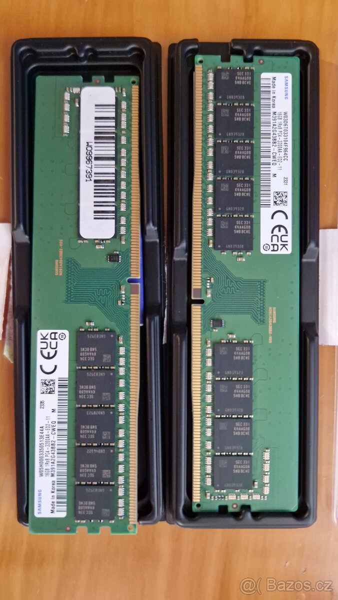 Samsung 16GB DDR4-3200 CL22 1Rx8 UDIMM ECC -M391A2G43BB2-CWE - 2