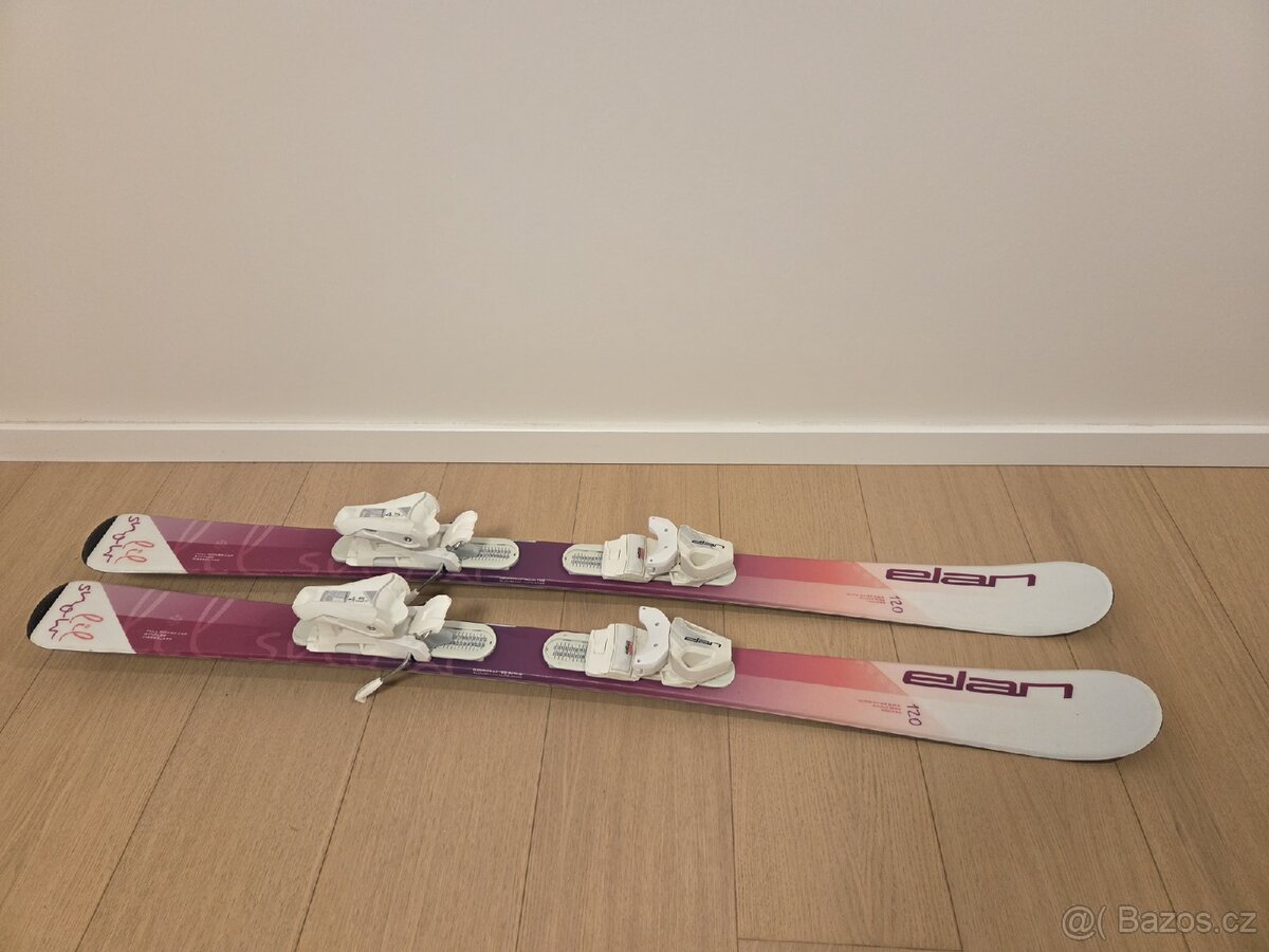 Dětský lýžařský set 120cm (lyže, boty, hůlky) - 2