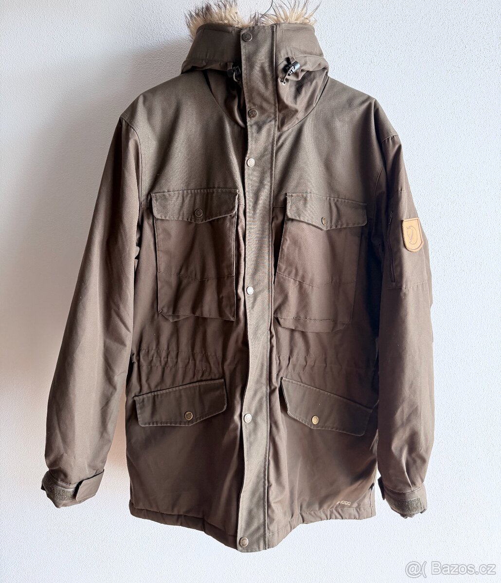 Zánovní zimní parka Fjallraven Sarek Winter Jacket M Khaki - 2