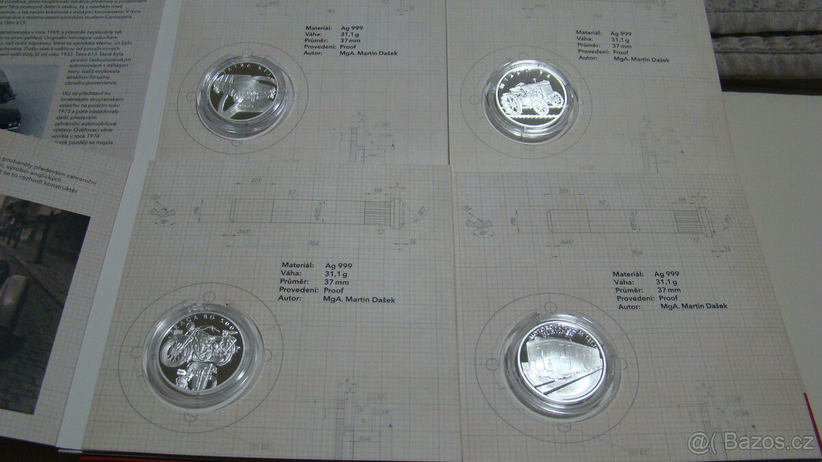 Sada 4 mincí ze série Na kolech 2025 - 2