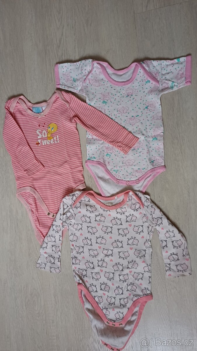 Komplet/ balík oblečení pro miminko (holčičku) vel. 74/80 - 2