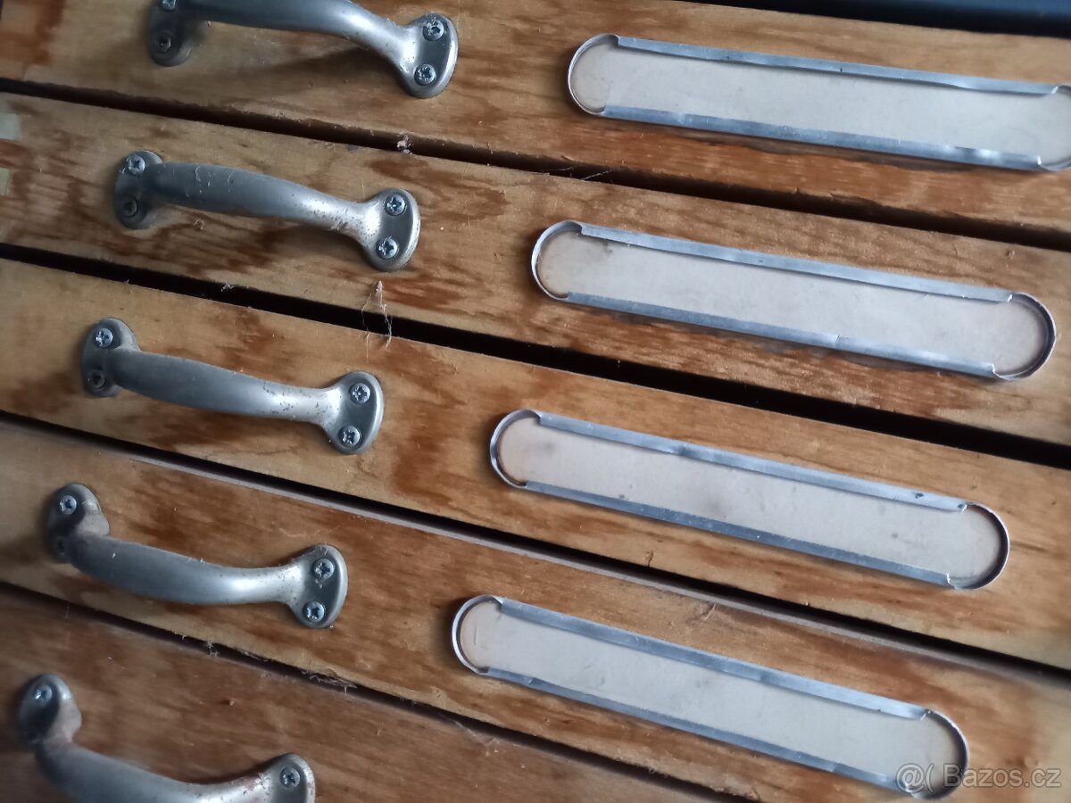 Dílenský šuplíkový regál - Industriální - 2