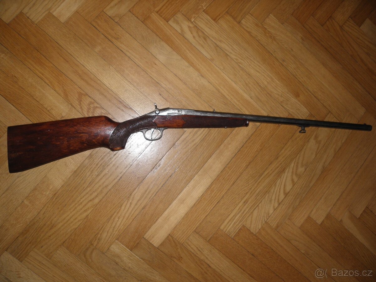 Historická flobertka 9mm - výrobce Emil Eggerth z Písku - 2