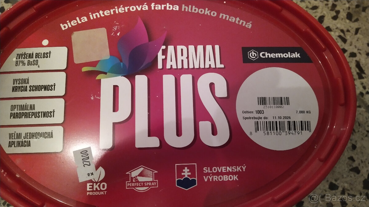Farmal Plus - bílá barva 7kg - 2