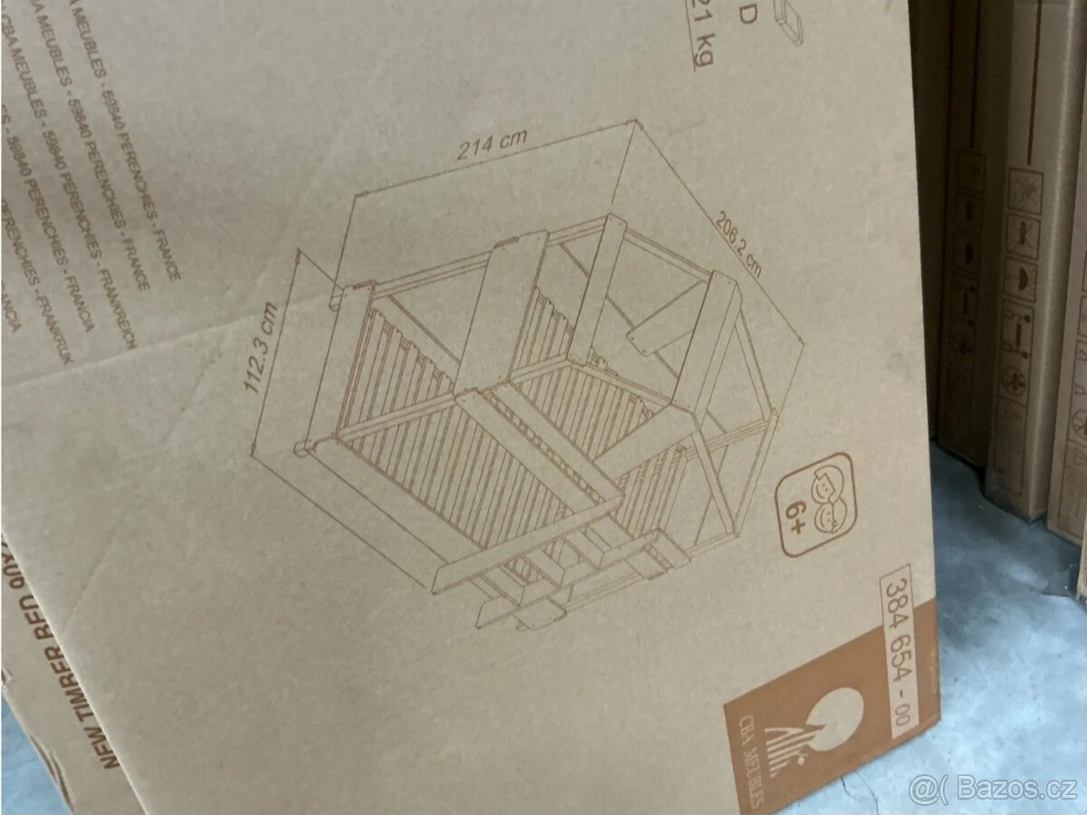 Dětská postel "palanda" 90x200 - 2