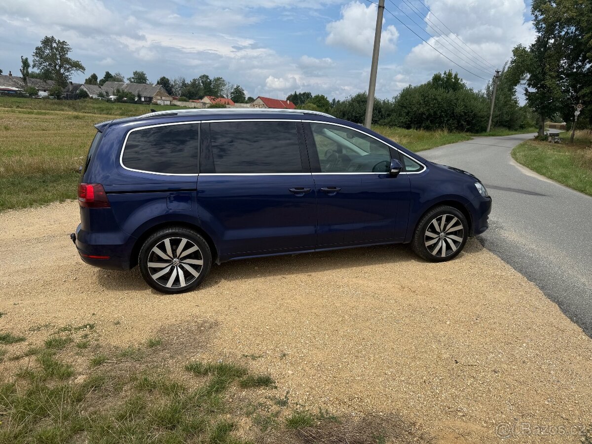 VW Sharan 2.0TDI 135kW, 4X4, 7 míst, Highline, Webasto - 2