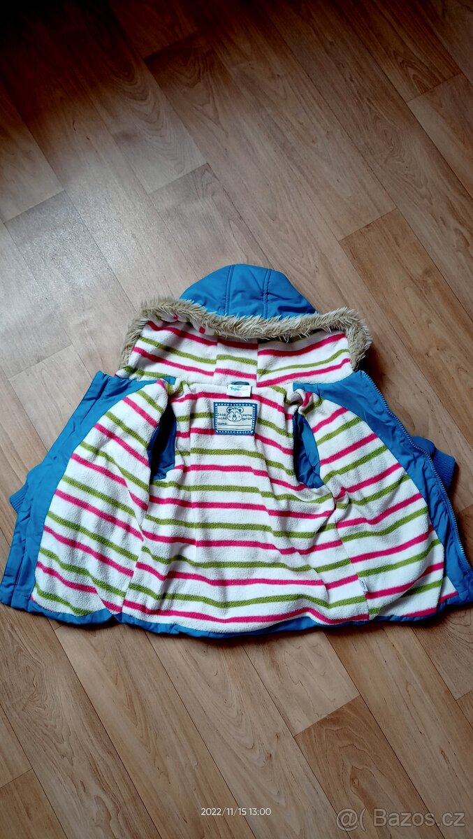 Dívčí zimní bunda, vel.98 - 2