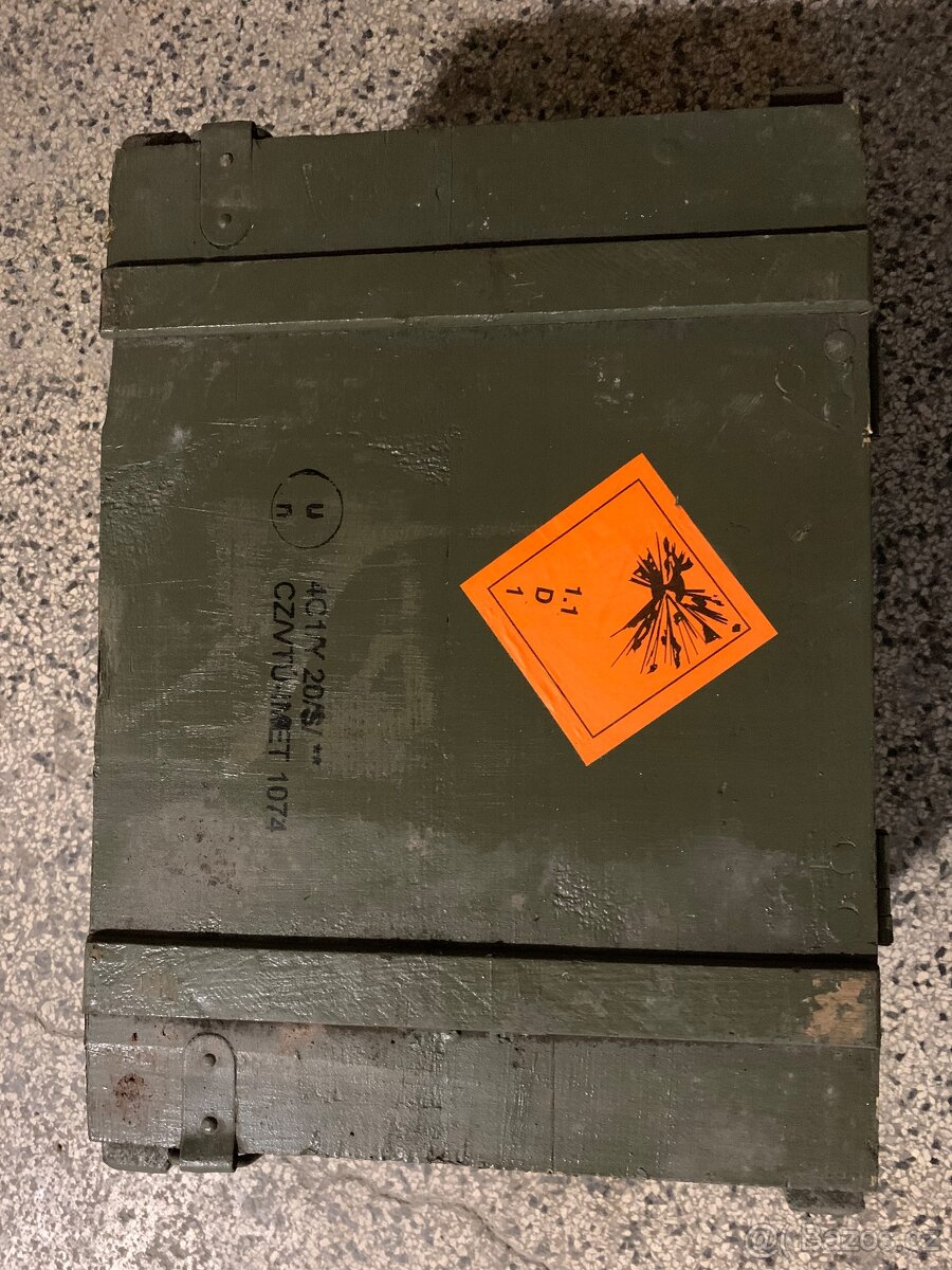 Autentická vojenská bedna - 2