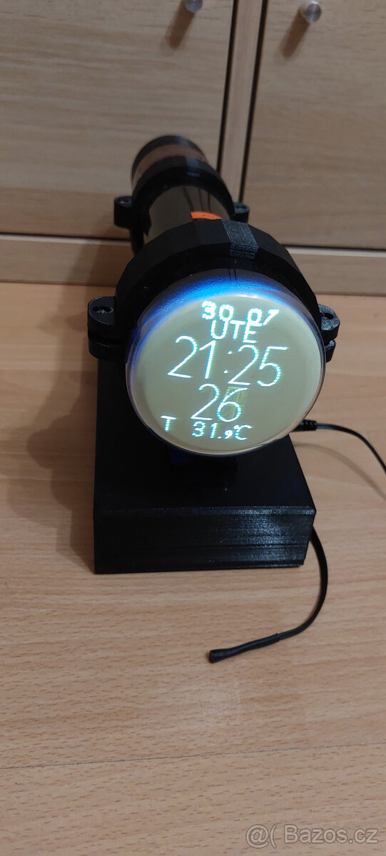 osciloskopické hodiny PCB - 2