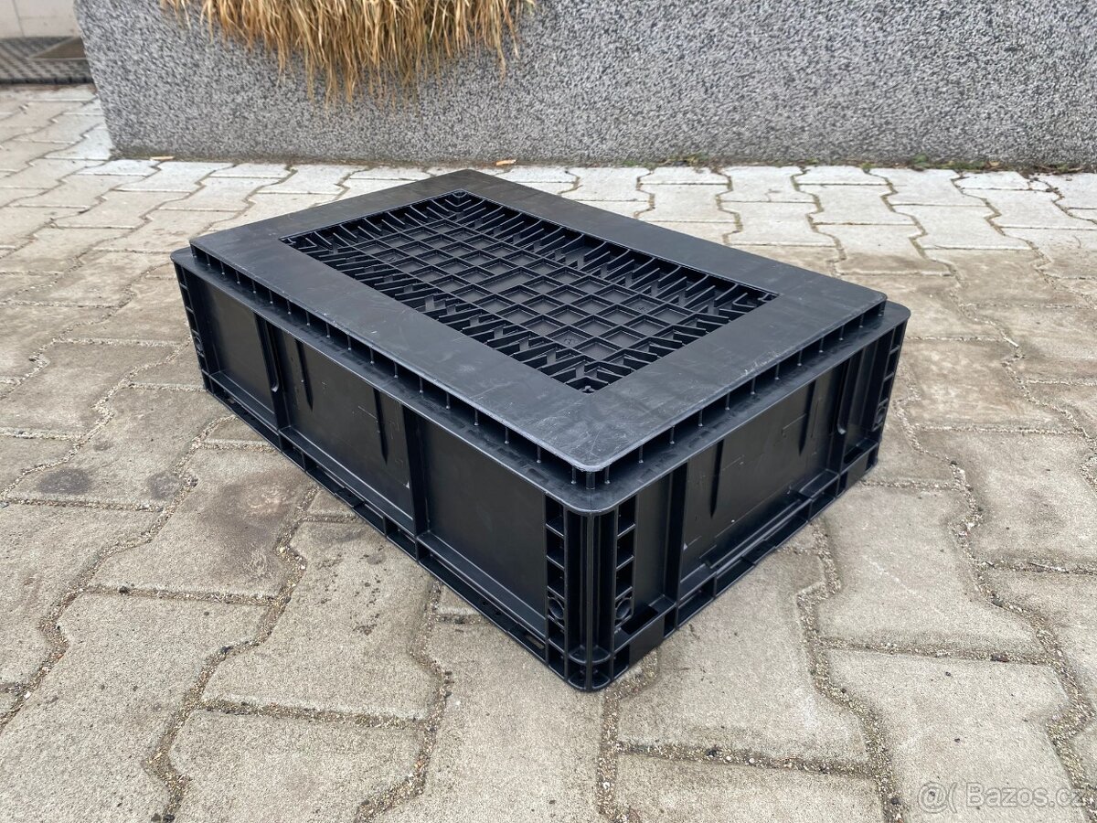 Přepravka KLT - MF 6170 s víkem - 2