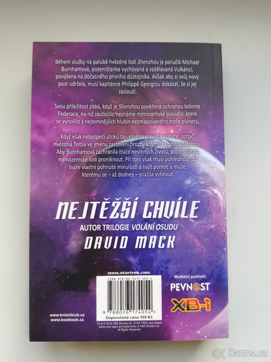 Star trek Discovery - Nejtěžší chvíle - David Mack - 2