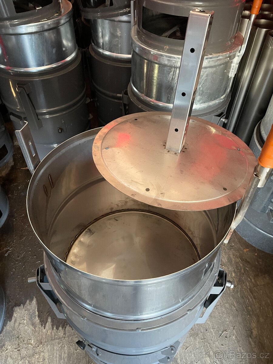 Nový NEREZOVÝ pařák, brutar 100 litrů nerez - 2