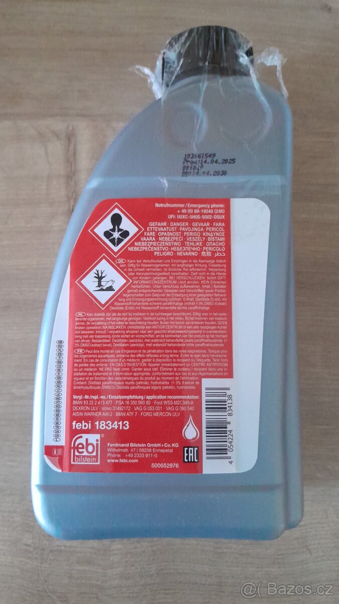 Převodový olej do automatické převodovky - 2