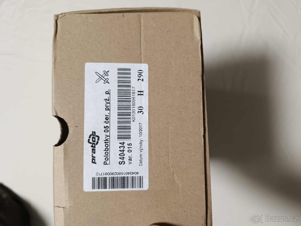 Polobotky 05 černé, vel. 290 - 2