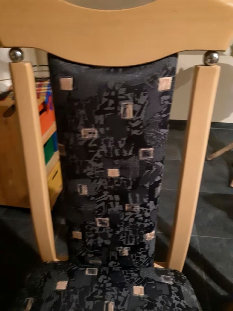 Židle masivní jídelní 4 ks- stav jako nový - 2