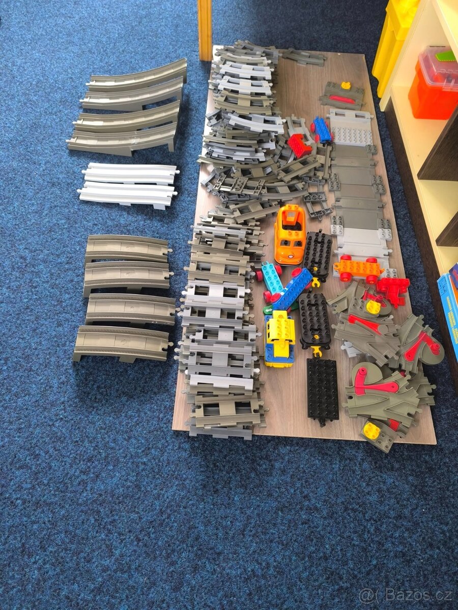 Lego Buplo kostky koleje vláčky - 2