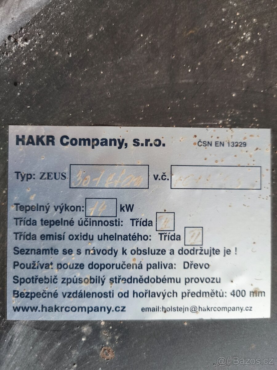 Krbová vložka Hakr Zeus 301, Kretz A 301 - 2