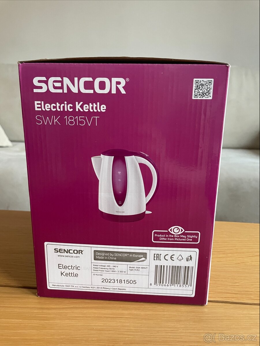 Rychlovarná konvice Sencor SWK 1815WT - bílo fialová - 2