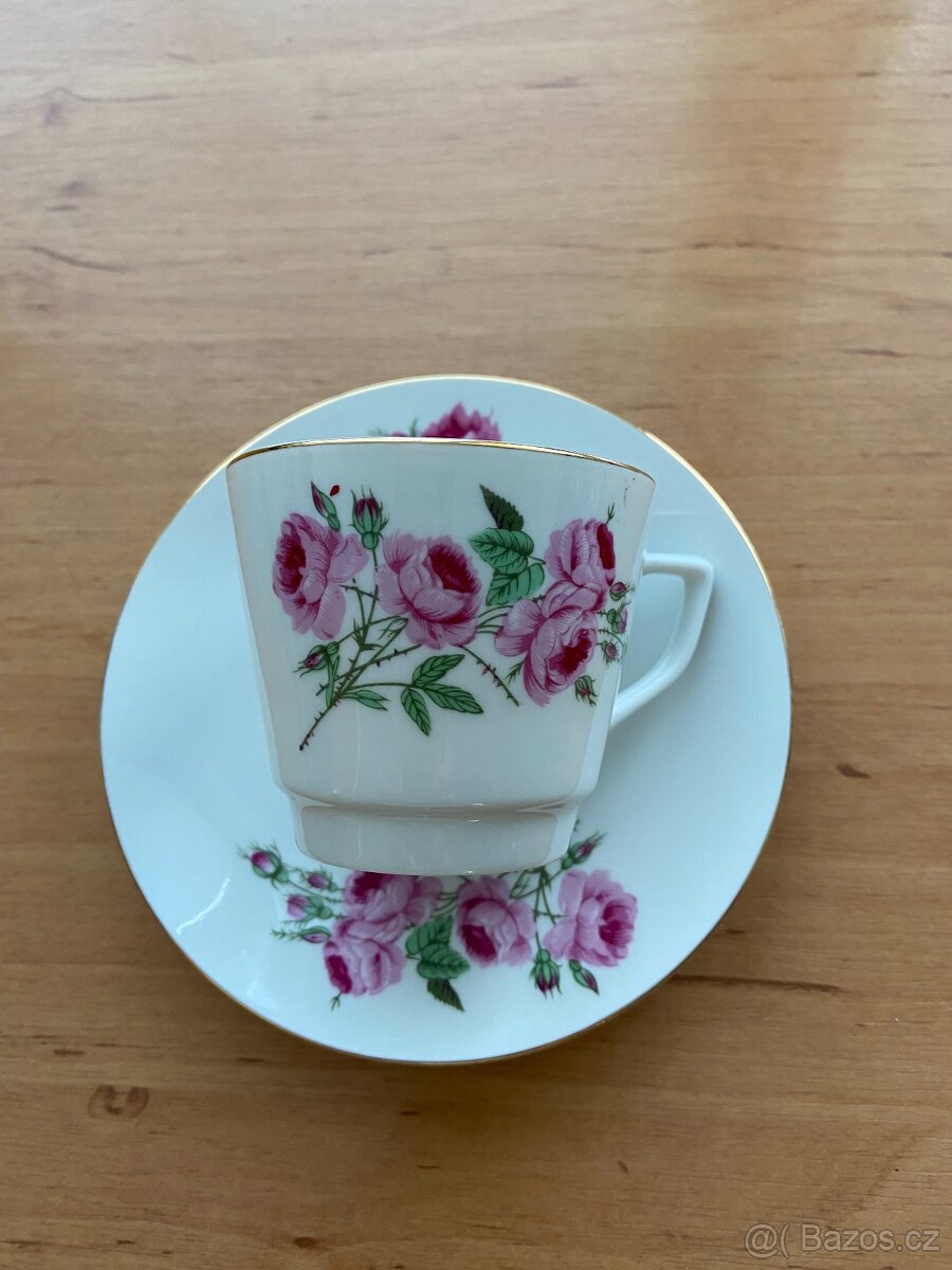 SADA KRÁSNÝCH 6 NOVÝCH KÁVOVÝCH HRNÍČKÚ S PODŠÁLKY - 2