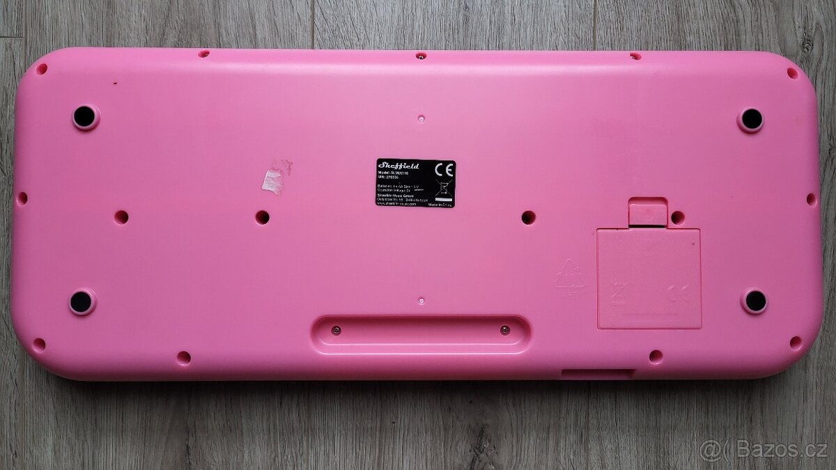 Dětské piano Sheffield růžové - 2