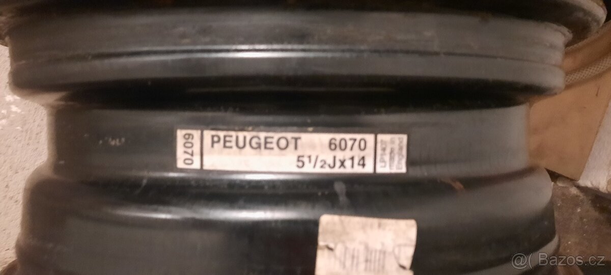 Plechové disky 51/2Jx14 Peugeot 306 - 2