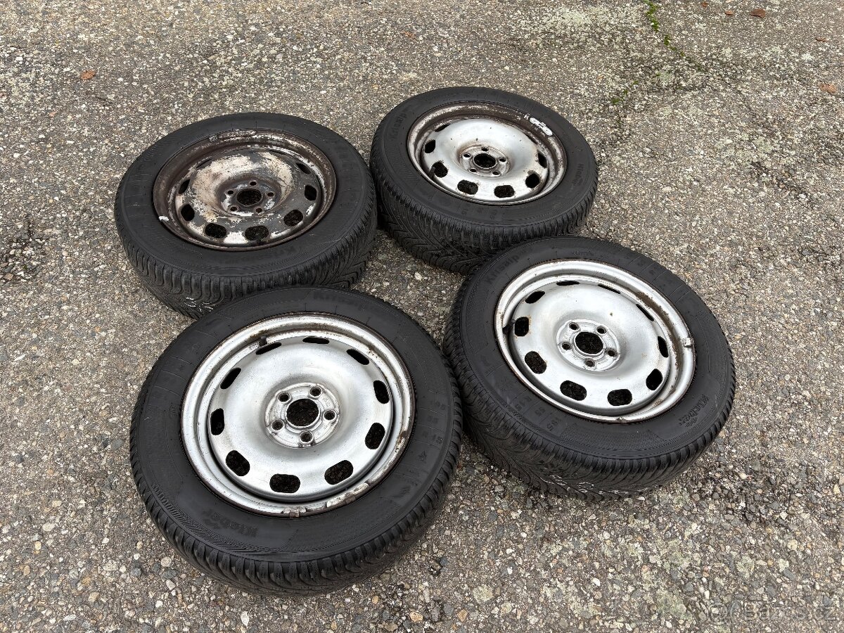 Zimní kola Vw Škoda 195/55r15 - 2