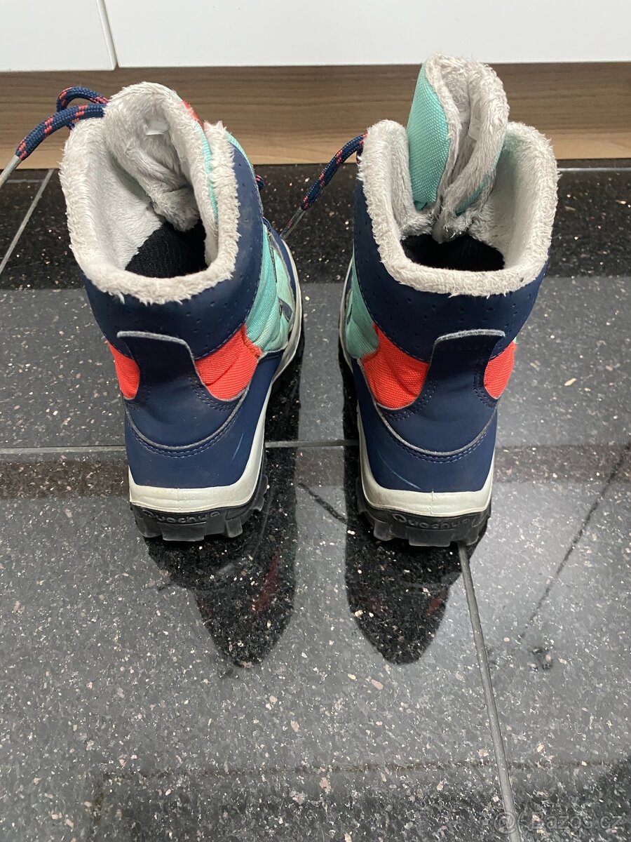 DĚTSKÉ TURISTICKÉ NEPROMOKAVÉ VYSOKÉ BOTY - 2