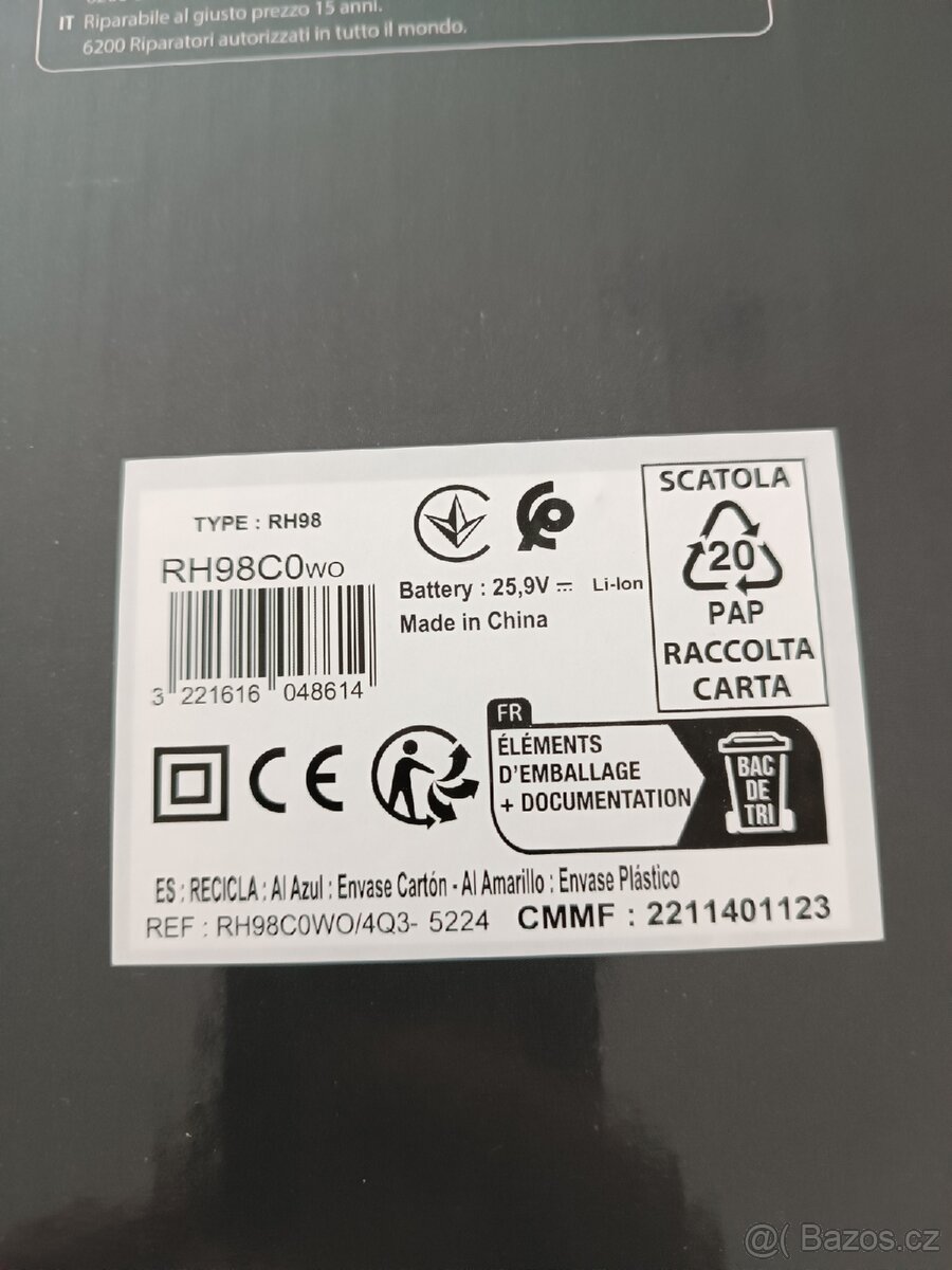 Rowenta RH98C0WO X-Force Flex 12.60 Aqua Auto - 2