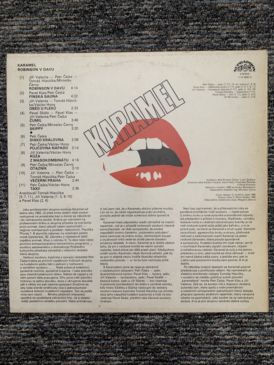 Karamel - Robinson V Davu (vinal LP) - 2